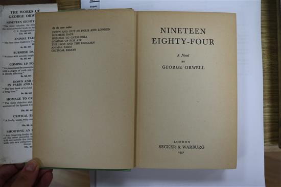 A 1951 reprint, George Orwell 1984 and other books